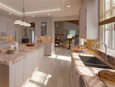 White Kitchen Cabinets With White Granite Countertops Things In The