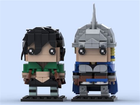Lego Moc Charlotte And Jack Black Clover Brickheadz By Animebricks4