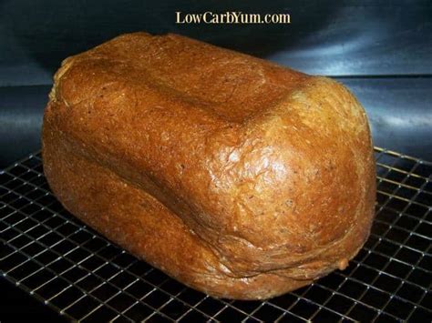 This 90 second bread is made in the microwave and you can use almond flour or coconut flour. Keto Yeast Bread Recipe for Bread Machine | Low Carb Yum
