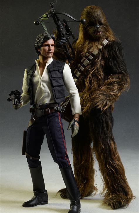 Review And Photos Of Star Wars Han Solo Chewbacca Sixth Scale Figures