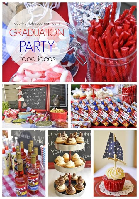 Corn and potatoes are an added side dish that pairs well and are super cheap! Graduation Party Food - Party Ideas from Your Homebased Mom