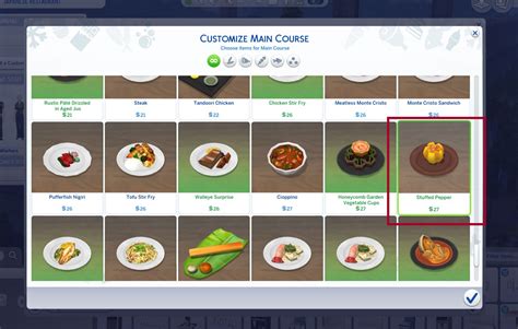 Mod The Sims Custom Food Stuffed Pepper Update 972020 Sims 4