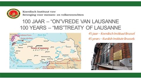 Jaar Verdrag Van Lausanne Herdenking In Vlaams Parlement