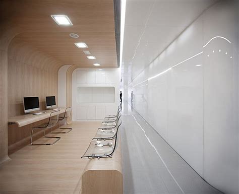 Clean White Dental Office Interior Design In Spain