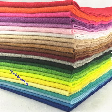 Roll By The Yard Soft Felt Fabric Non Woven Sheet Patchwork Craft Diy