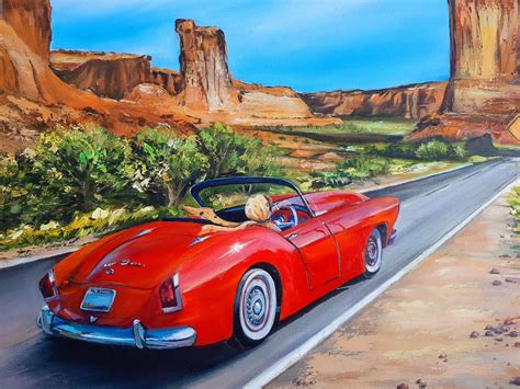 American Dream Painting by Elena Gontar - Jose Art Gallery