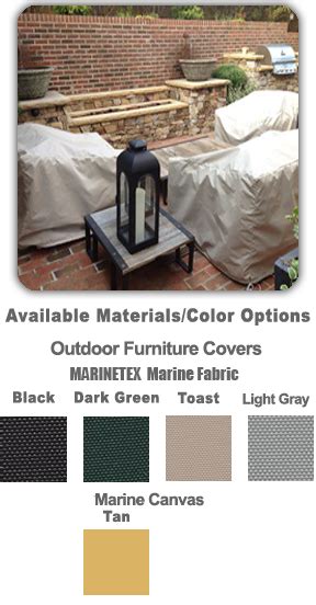 Custom Outdoor Furniture Covers Capcover