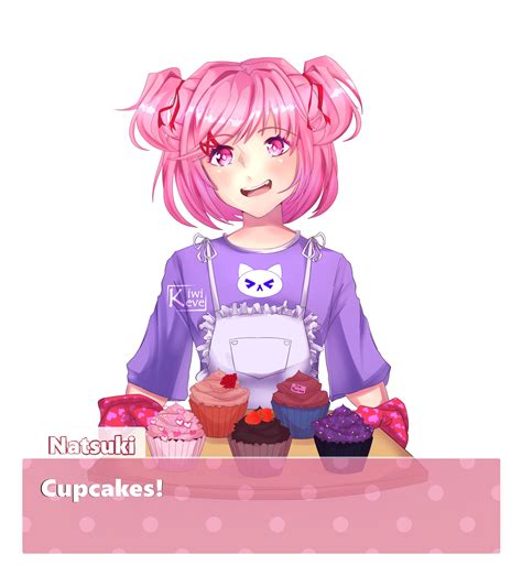 Natsuki Made Cupcakes For You 💗 By Kiwikeve On Twitter Rddlc