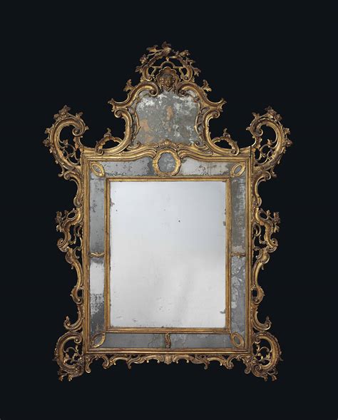 A North Italian Giltwood Mirror Venice Mid 18th Century Christies