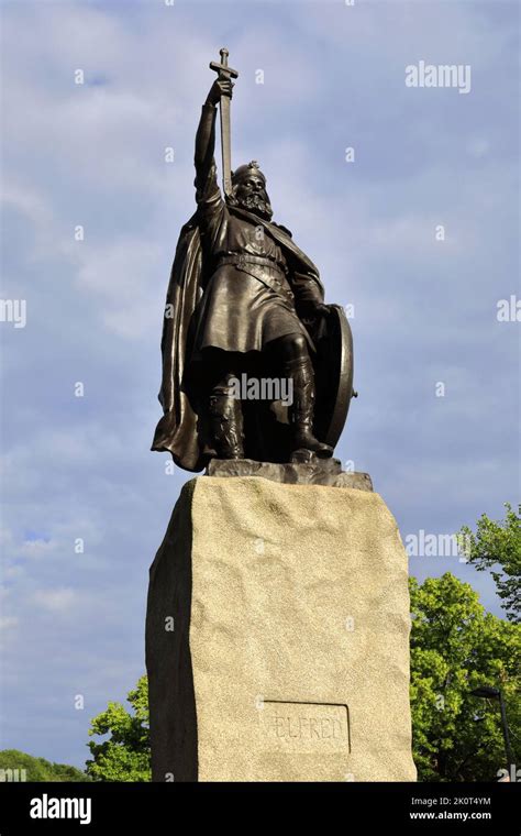 King Alfred The Great Statue Winchester City Hampshire County