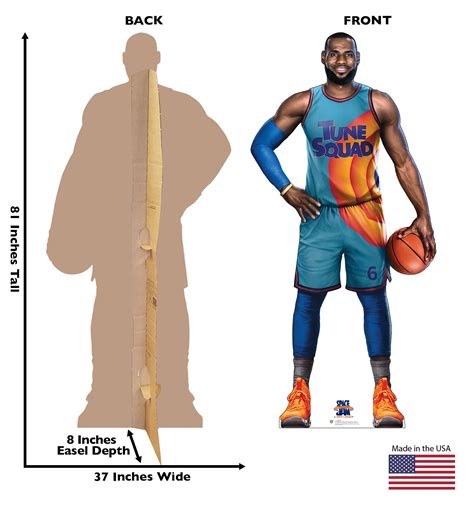 buy advanced graphics lebron life size cardboard cutout standup space jam a new legacy 2021