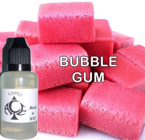 Bubble Gum E Liquid Vape Fluid Juice Choose Your Nicotine Level