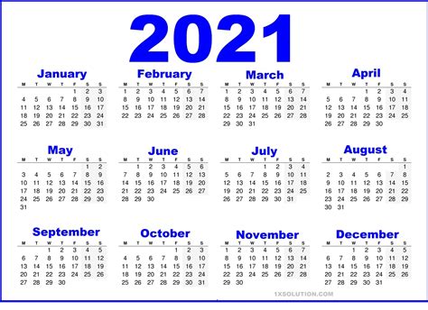 Calendars are available in pdf and microsoft word formats. 2021 DAILY CALENDAR: TO WRITE YOUR IMPORTANT SCHEDULE ...