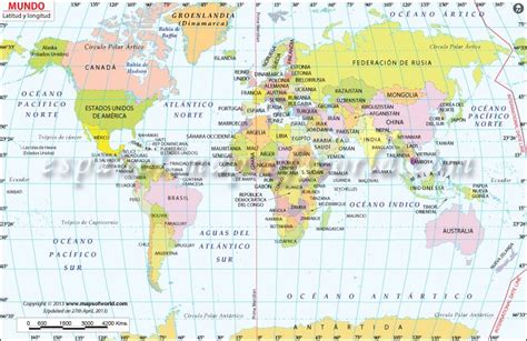 Top 52 imagen planisferio con coordenadas geográficas con nombres