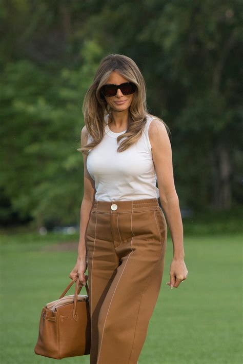 Melania Trump Officially Moves To Washington Dc Wearing Dolce