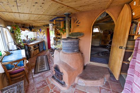 Off The Grid Desert Living In A Tiny Earthen Home And Permaculture
