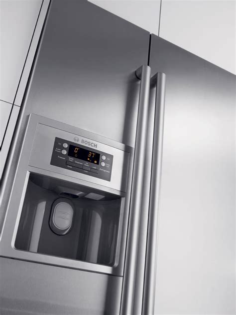 A bosch 800 series refrigerator doesn't focus on gimmicky. Bosch B20CS50SNS 20.2 cu. ft. Counter-Depth Side by Side ...