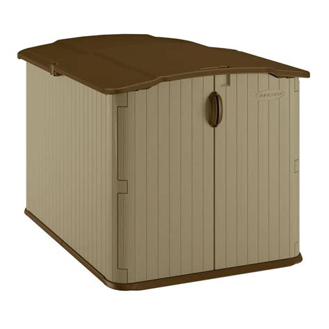 Suncast Glidetop 6 Ft 8 In X 4 Ft 10 In Resin Storage Shed Bms4900