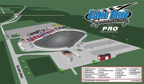 Track Info Lake Erie Speedway