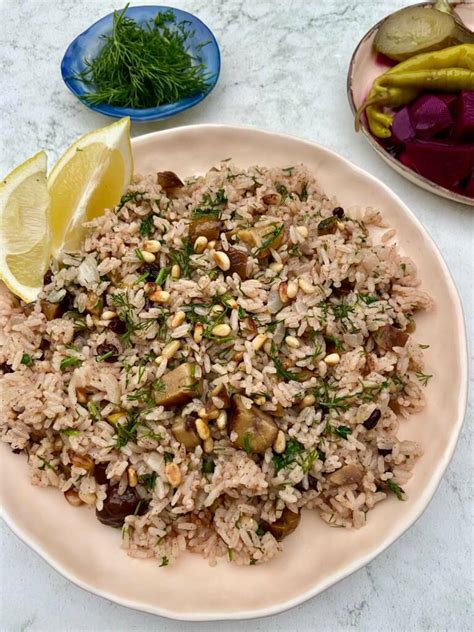 Rice Pilaf With Chestnuts Pine Nuts And Currants Kestaneli Ic Pilav