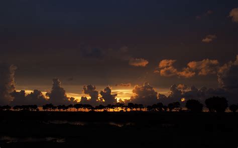 Download Wallpaper 3840x2400 Clouds Sunset Horizon