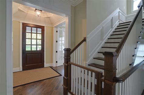 The staircase is sinking because the base was inadequately prepared. Stair | Staircase-Entry-Door | New Custom Homes | Globex ...