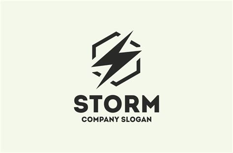 Storm Logo Creative Logo Templates ~ Creative Market