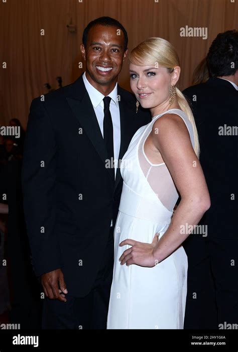 tiger woods and lindsay vonn attending the met gala 2013 punk chaos to couture held at
