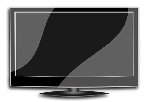 Flat Tv Vector Image Public Domain Vectors