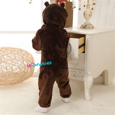 Briar Bear Onesie For Baby And Toddler Animal Kigurumi Pajama Halloween