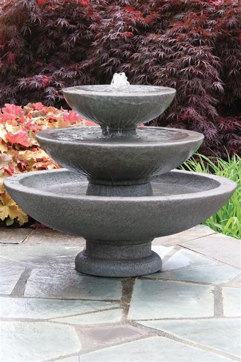 3521 25 Three Tier Tranquility Fountain Garden Creations