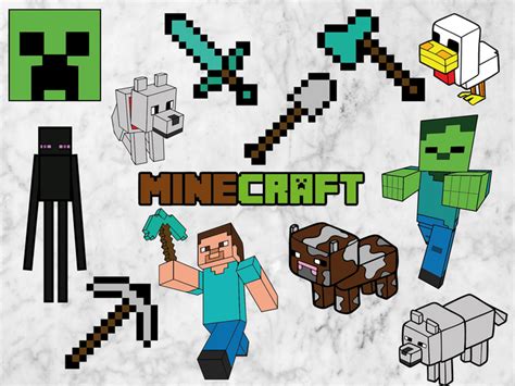 Minecraft Vector Art At Collection Of Minecraft