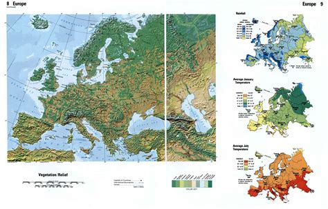 Large Scale Political Map Of Europe With Relief 1997 Europe Mapsland