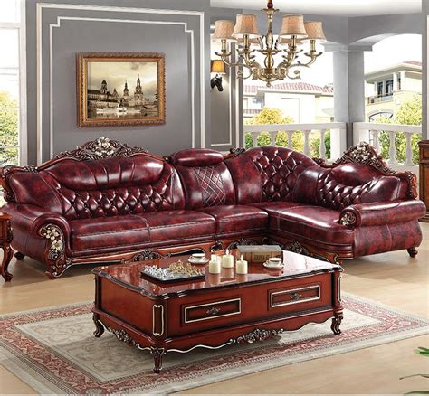 This living room furniture style offers versatile modular design, a plus if you enjoy rearranging your decor. Direct Selling Living Room Furniture, Leather L Shape Sofa Set furniture prices china couch ...