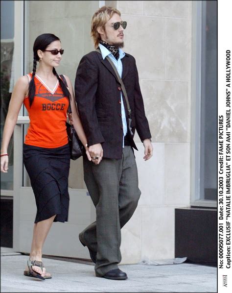 Photo Natalie Imbruglia et son ex mari Daniel Johns à Hollywood le 30