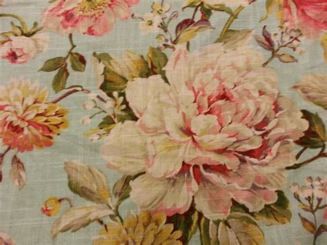 English Garden Shabby Chic Style French Country Linen Fabric Drapery