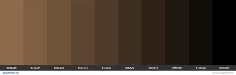 Shades Xkcd Color Mocha 9d7651 Hex Colors Palette Colorswall