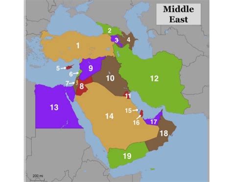 Middle East Map Quiz