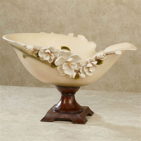 Magnolia Charm Decorative Centerpiece Bowl Centerpiece Bowl Large