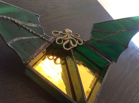 Cthulhu Stained Glass Box By Surya Leilani Deviantart Stained Glass