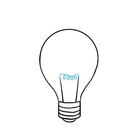 How To Draw A Light Bulb Really Easy Drawing Tutorial