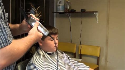 Mom and daughter same haircut at barber shop. Barber Shop Hair Cut !! Boy's Easy Cut !! - YouTube