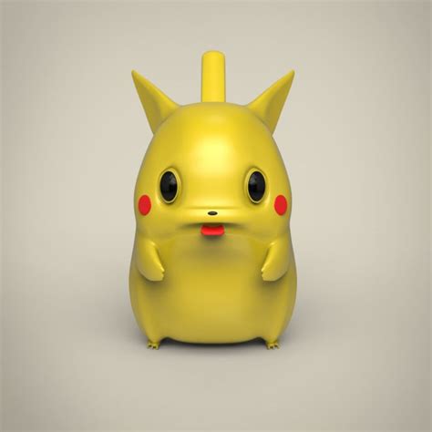 Pikachu Modelos En 3d Descargar 3d Pikachu Available Formats C4d