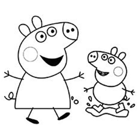 Peppa pig is a cheeky little piggy who lives with her younger brother george, mummy pig and daddy pig! 31 besten peppa wutz Bilder auf Pinterest | Geburtstage, 3. Geburtstagskuchen und Druck Malvorlagen
