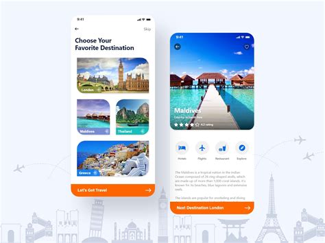 Travel Mobile Application Uiux Design By Ashley Technologies On Dribbble
