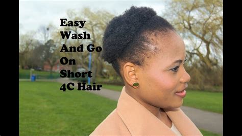 Those with short hair shouldn't feel limited to always wearing it down. Easy Wash And Go On Short 4C Hair II Me and My Hair II T ...