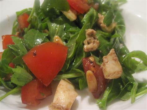 Rucola Salat mit Tomate Mozzarella glatzkoch de