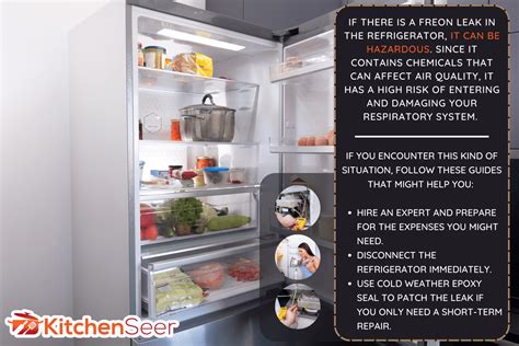 Freon Leak In Refrigerator Is It Dangerous What To Do Kitchen Seer