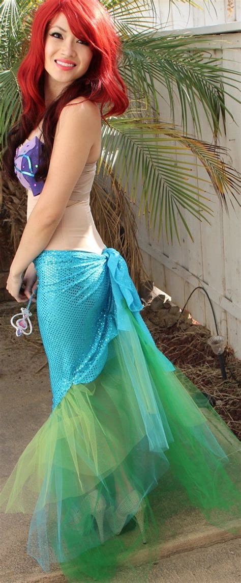 22 Adult Ariel Costumes Thatll Make You Feel Like Halle Bailey Mermaid Costume Diy Ariel