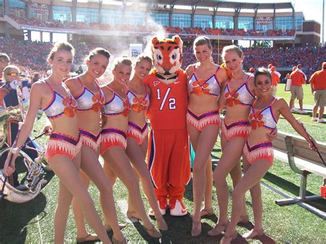 Clemson Tigers Majorettes Majorette Cheerleading Dance Football Cheerleaders